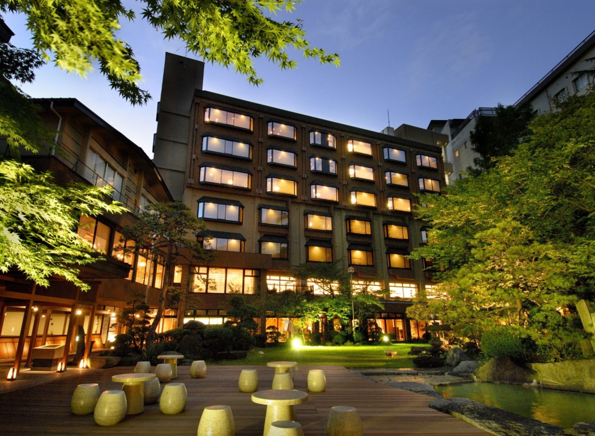 Takinoyu Hotel Tendō Exterior foto